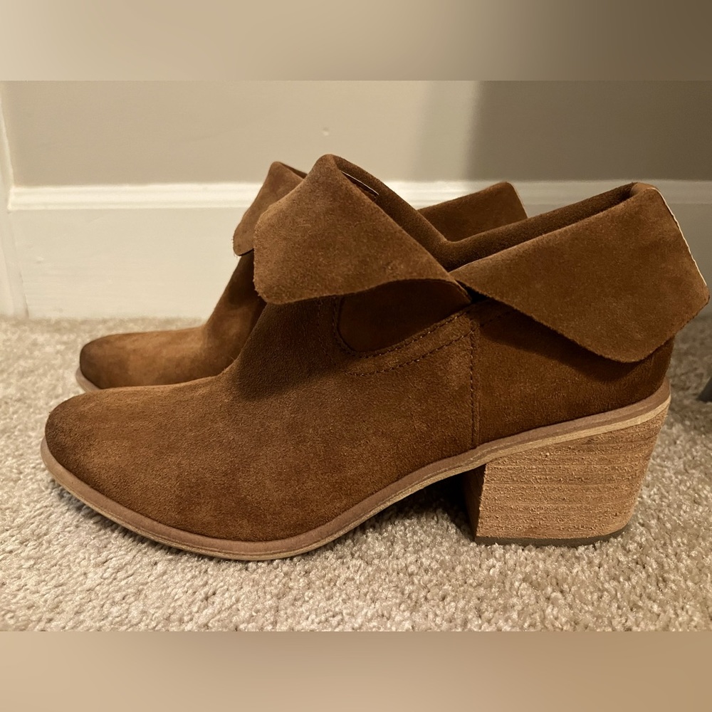 BP suede slip on bootie. Size 9.